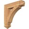 Ekena Millwork Thorton Arts & Crafts Smooth Bracket, Western Red Cedar, 3 1/2"W x 18"D x 18"H BKT04X18X18THR03SWR - alternate 1